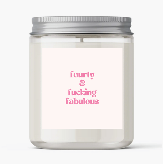 Forty & Fab Scented Candle